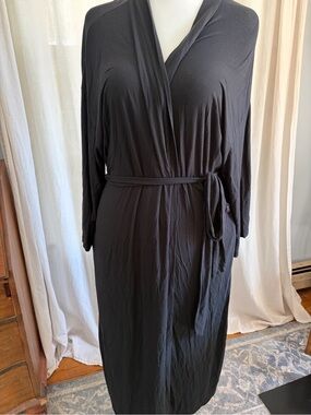 Victoria's Secret Black modal full length robe
